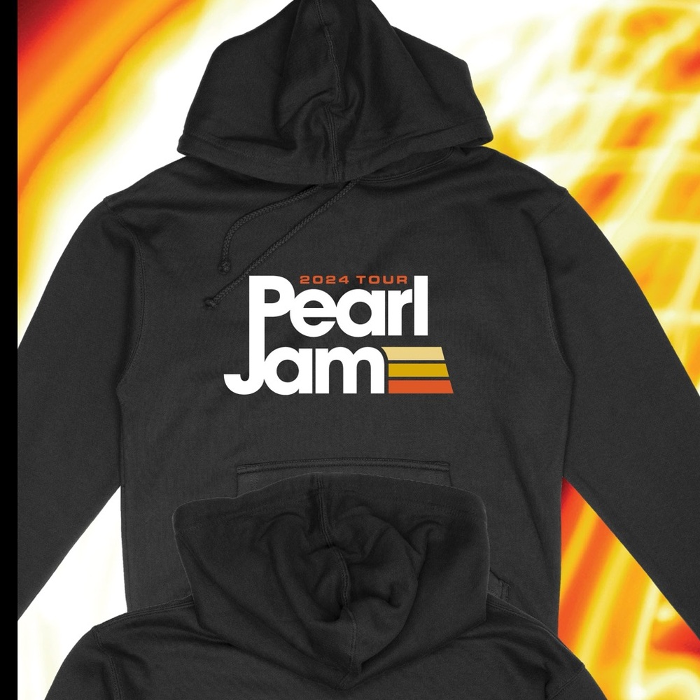 Pearl Jam Retro Pullover Hoodie - 2024 Tour